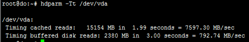 digitalocean-hdparm